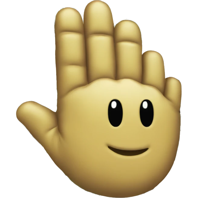 Money glove emoji