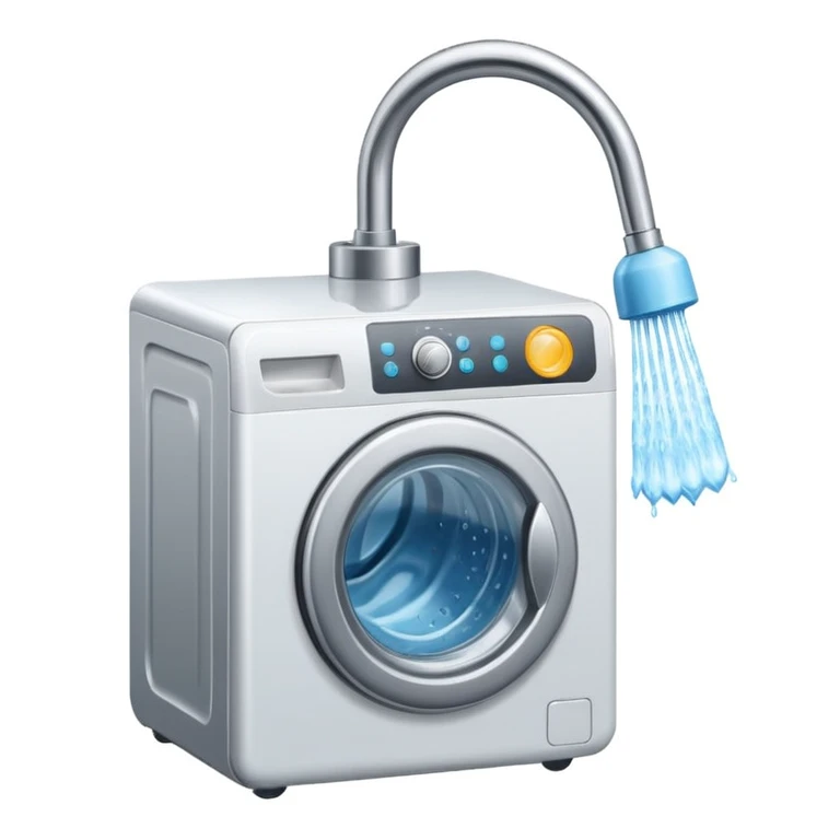 A Telegram Mini App logo for coordinating shared resources (shower bookings, washine machine usage) in a shared house with 10 residents.

 emoji