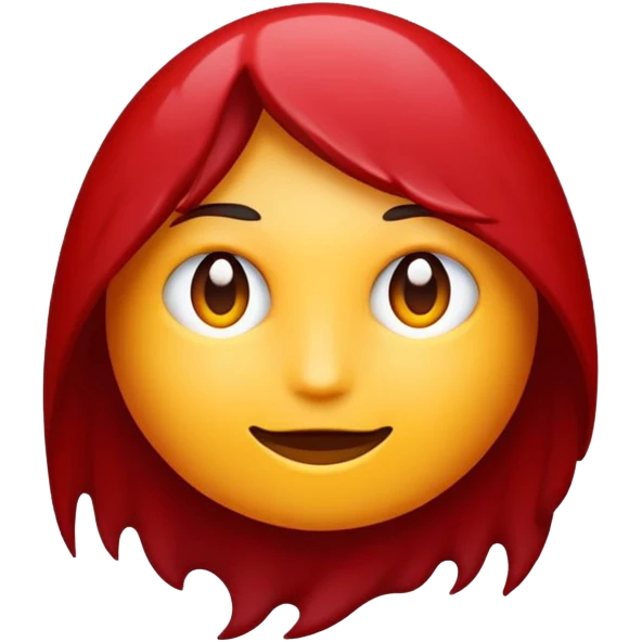 Dark red emoji