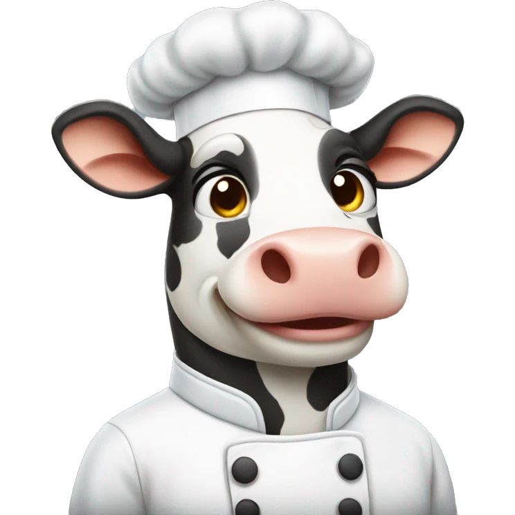 Cow chef emoji
