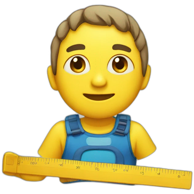 water-and-yellow-ruler emoji