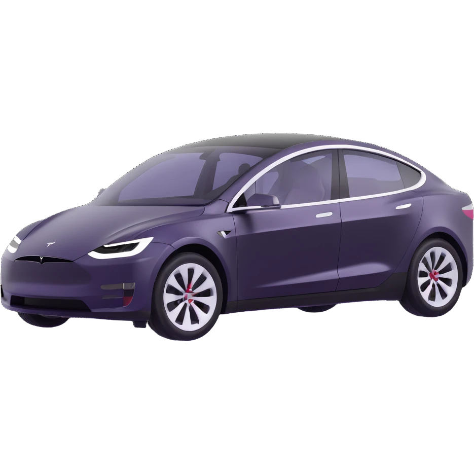 Tesla electric car emoji