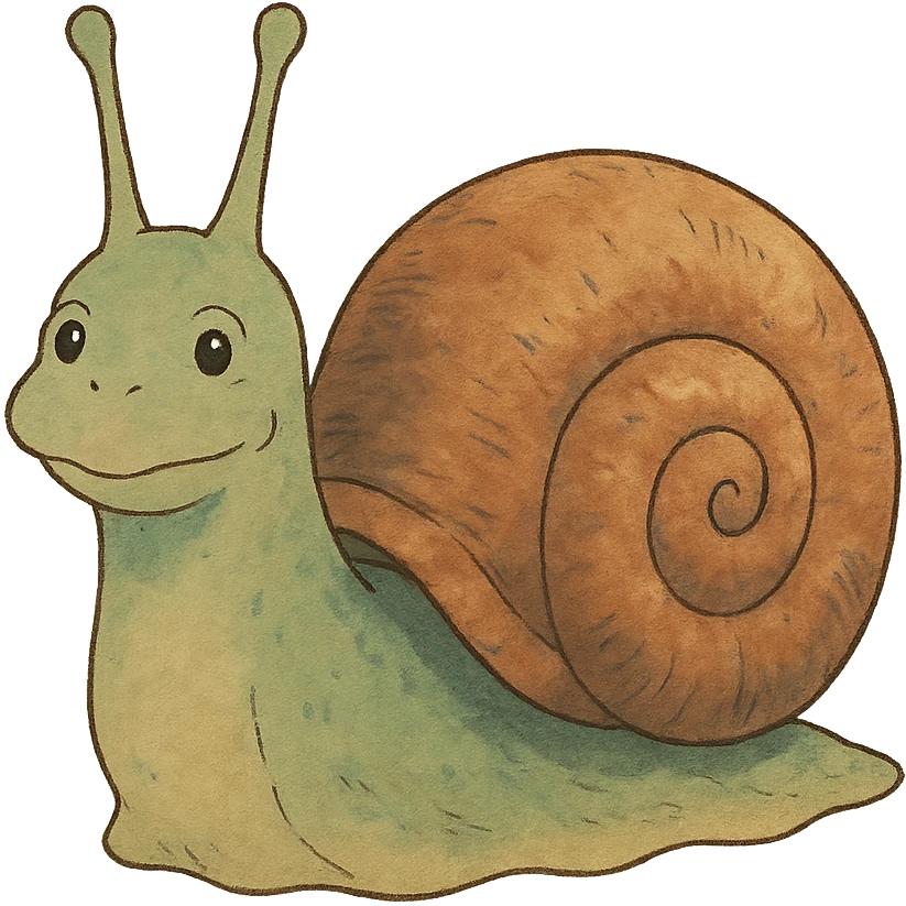 ghibli style snail emoji