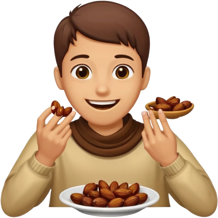 Make a funny aticker of a ting ring sahur emoji