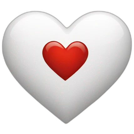 Love white heart emoji