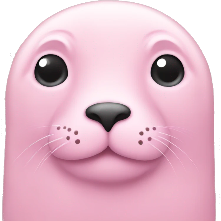 light pink seal emoji