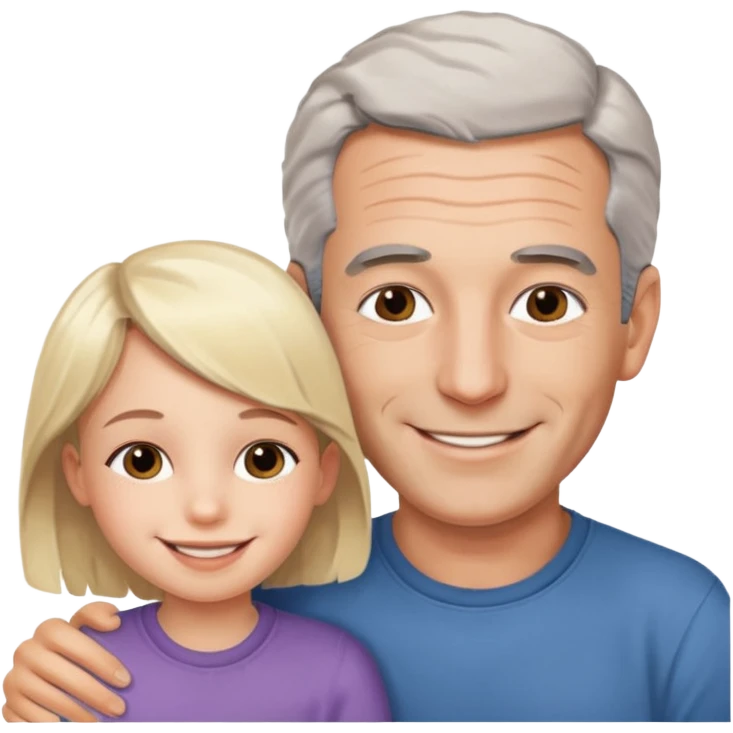 Epstein and a child emoji