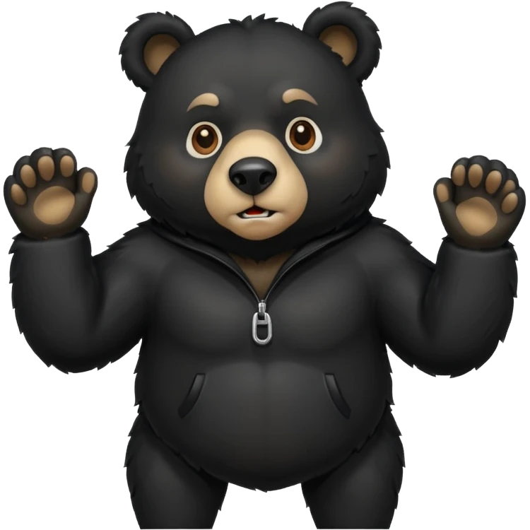 Black bear emoji