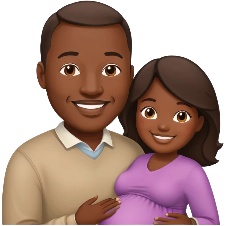 GEORGE FLOYD WITH PREGNANT WOMAN emoji