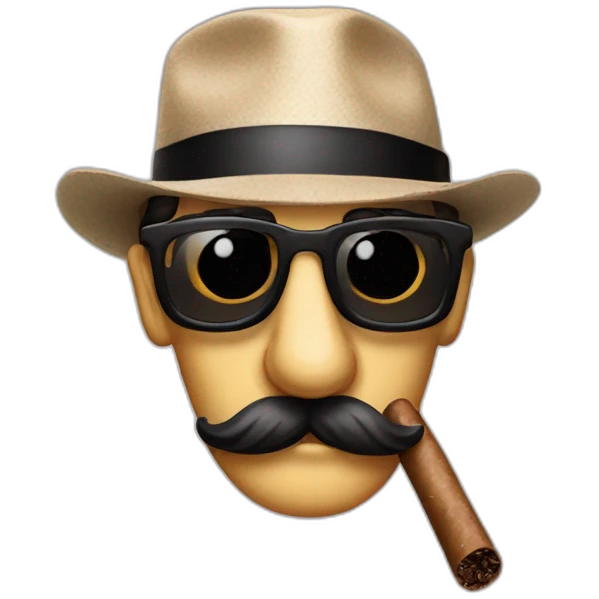 Groucho Marx cigar emoji
