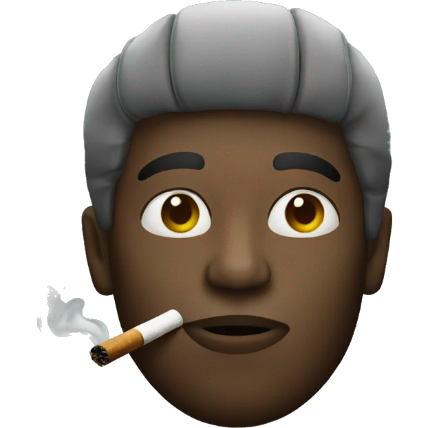 Jamaican guy smoking  emoji