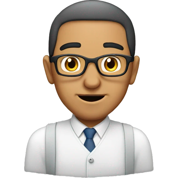 arab geek no glasses hearing aid emoji