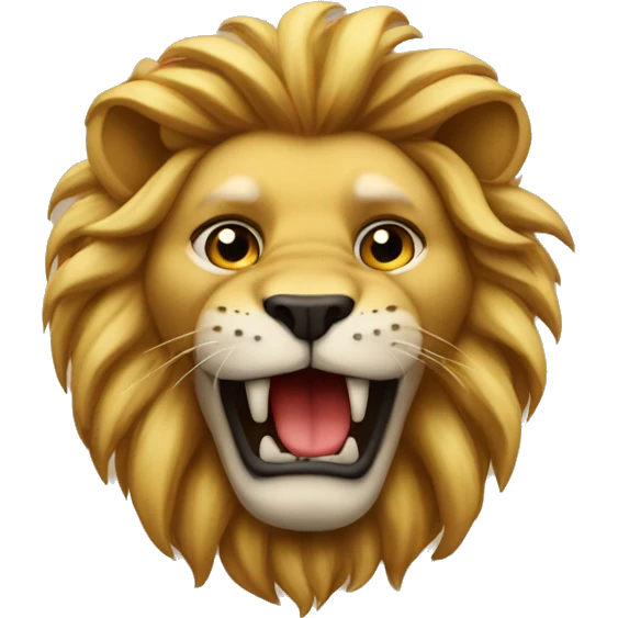 León con besos emoji