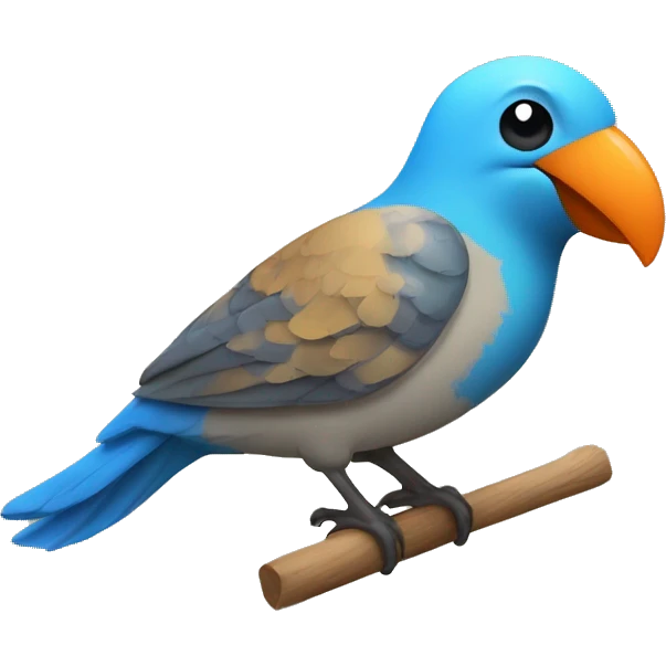 un pajaro carpintero con un letrero en el pico que dice subscribe emoji