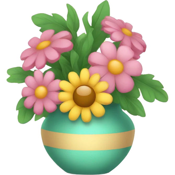 flowers in vase emoji
