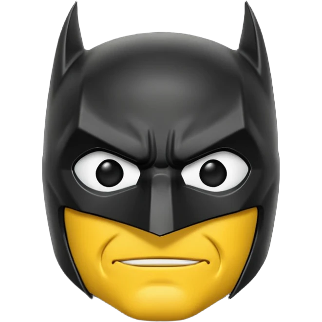 Crie emoji batman emoji