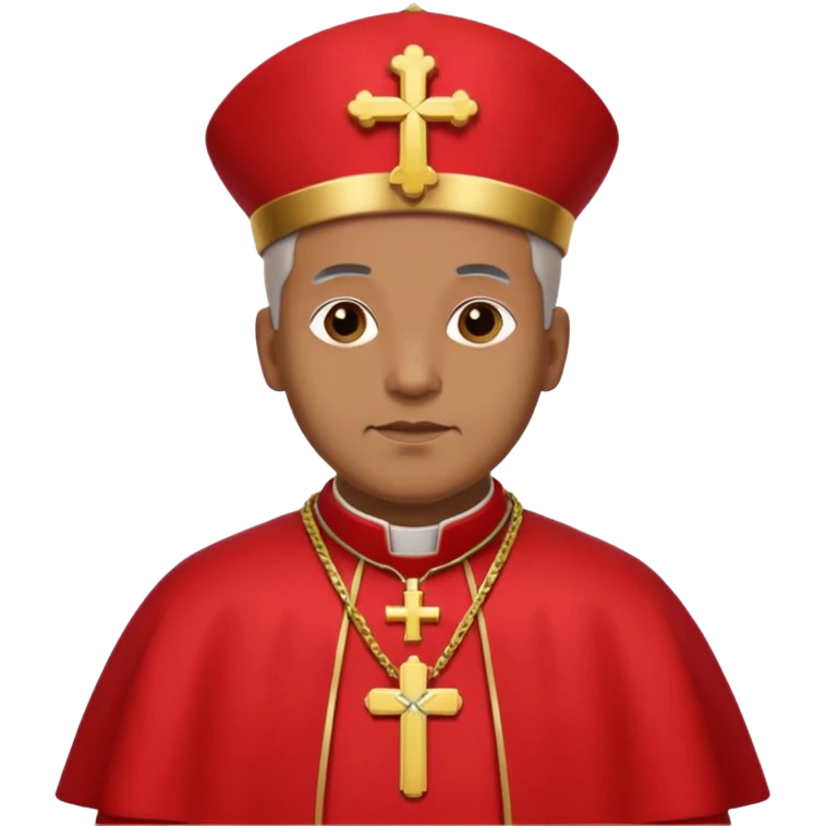 Catholic bishop make it red emoji