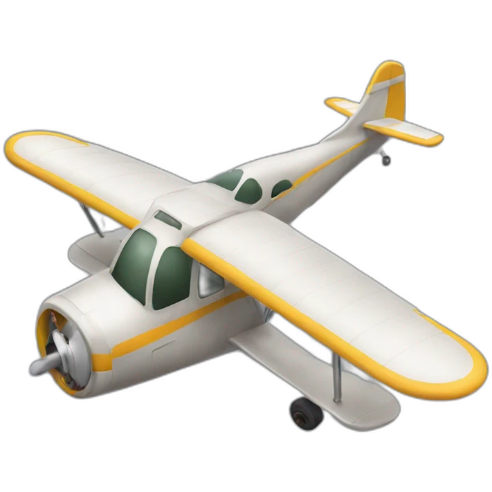 Vieux avion a hélice emoji