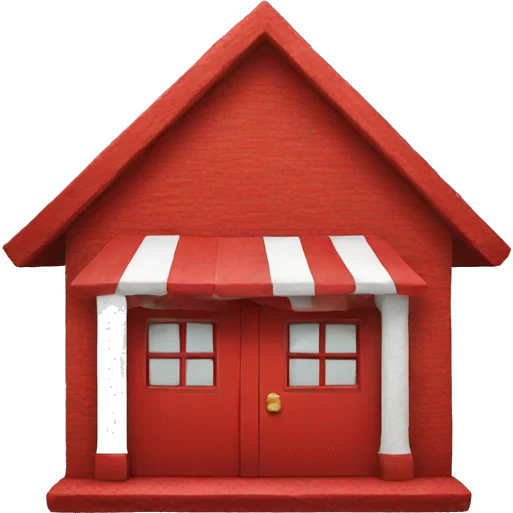 red rent sign emoji