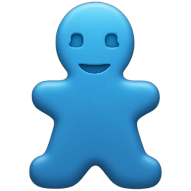 Blue meeple emoji