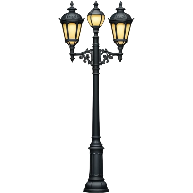 Classic street lamp post emoji
