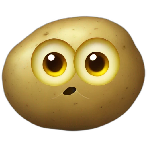 Potato-eye emoji