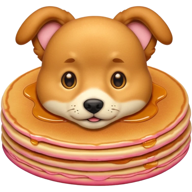 dog emoji pancake emoji