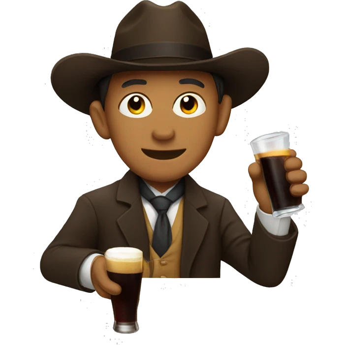 Drinking carajillo emoji