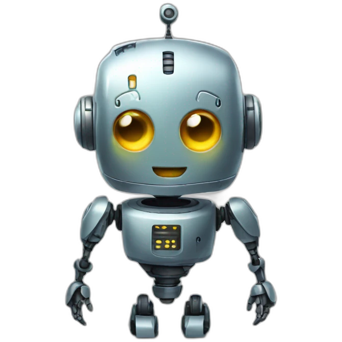 Robot cute emoji