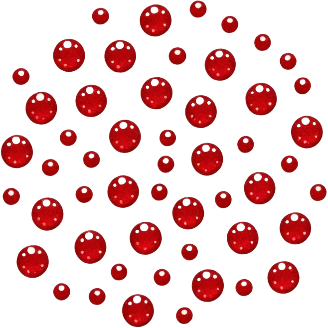 red glitter dead emoji