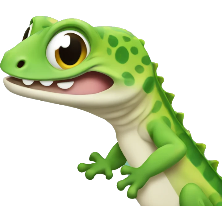 Happy Gecko emoji