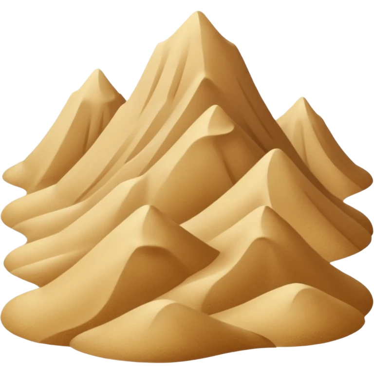 sand mountains emoji