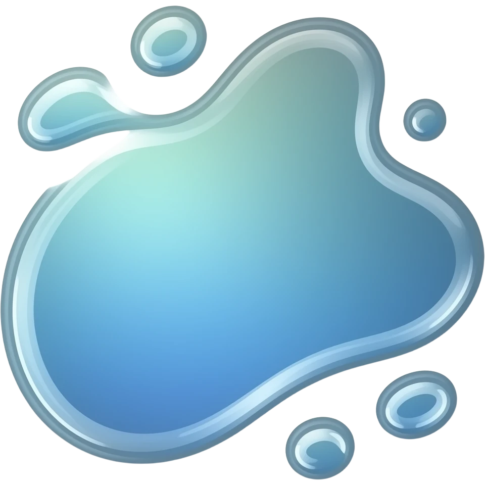 top down puddle with layers emoji