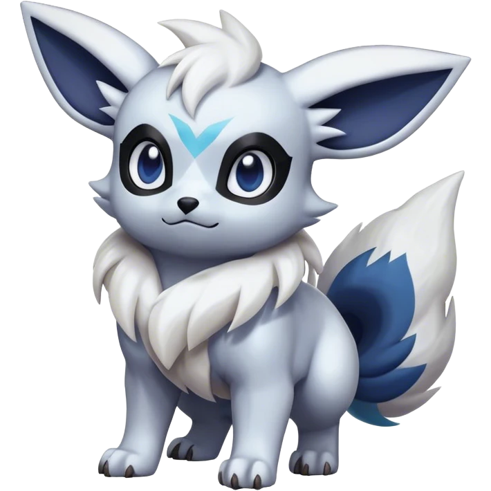 Epic Shiny Cool Cute Kawaii Eevee-Absol-Zorua-Pokemon Full Body emoji