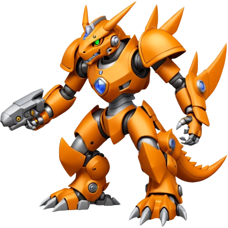 DoruGreymon-Digimon, full body emoji