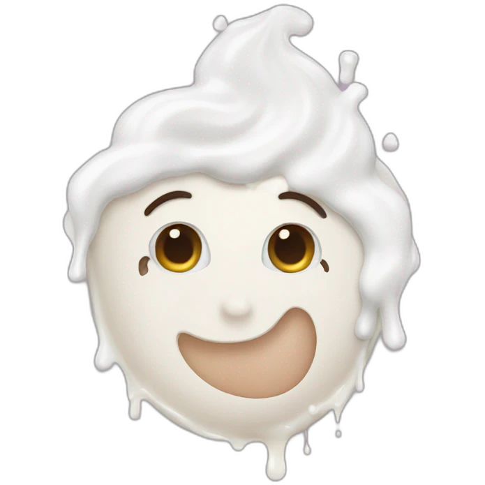 face covered in milk emoji