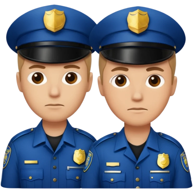 two police amosfan baton emoji