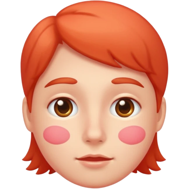 blushing emoji
