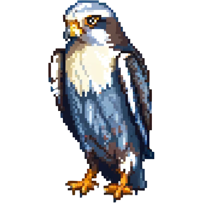 A peregrine falcon, stylized as a symbol for an internet provider named ComOn. emoji