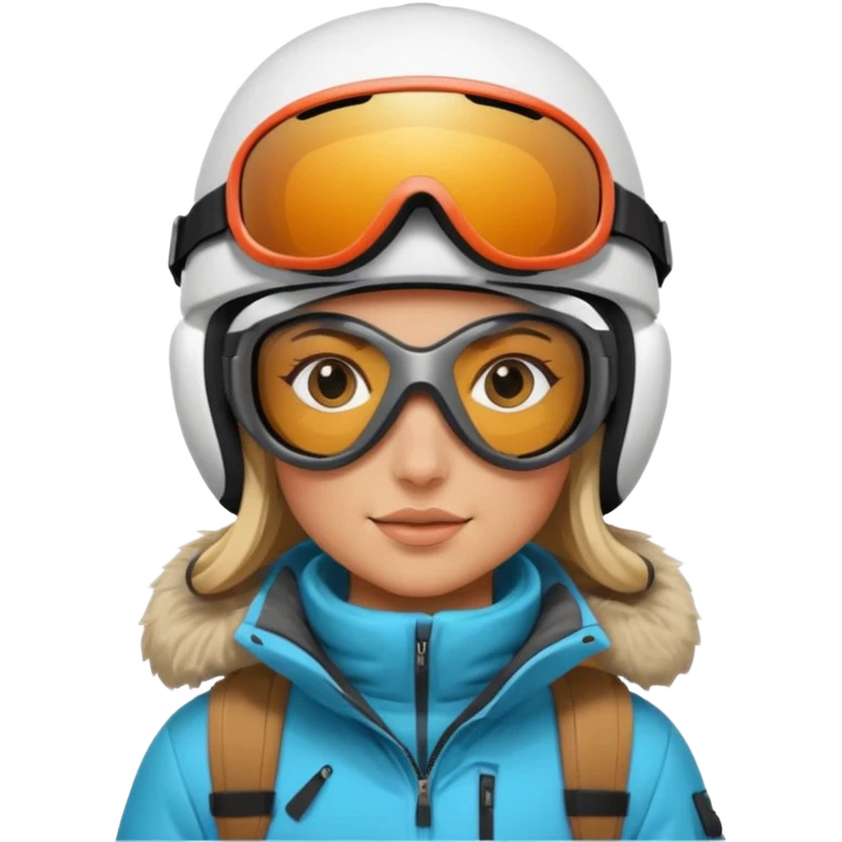 Female snowboarder emoji