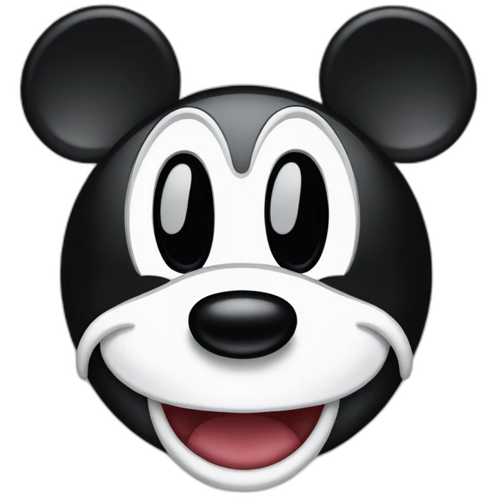 fake mickey emoji