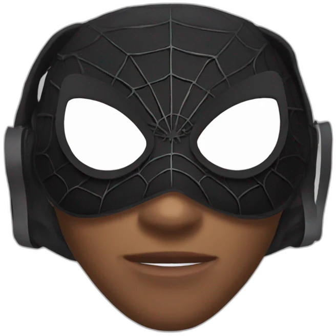  miles morales in mask emoji