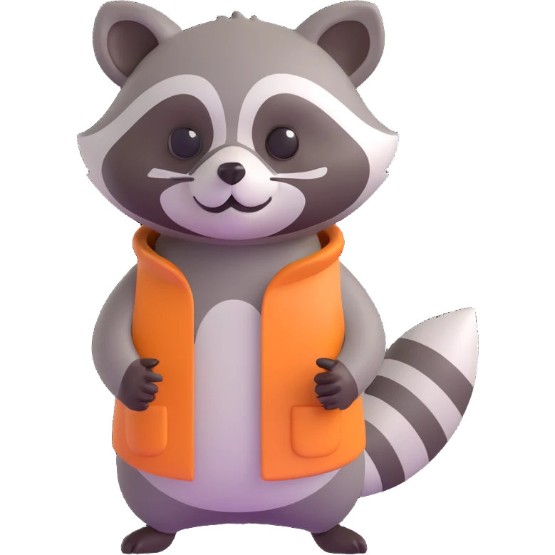 raccoon emoji