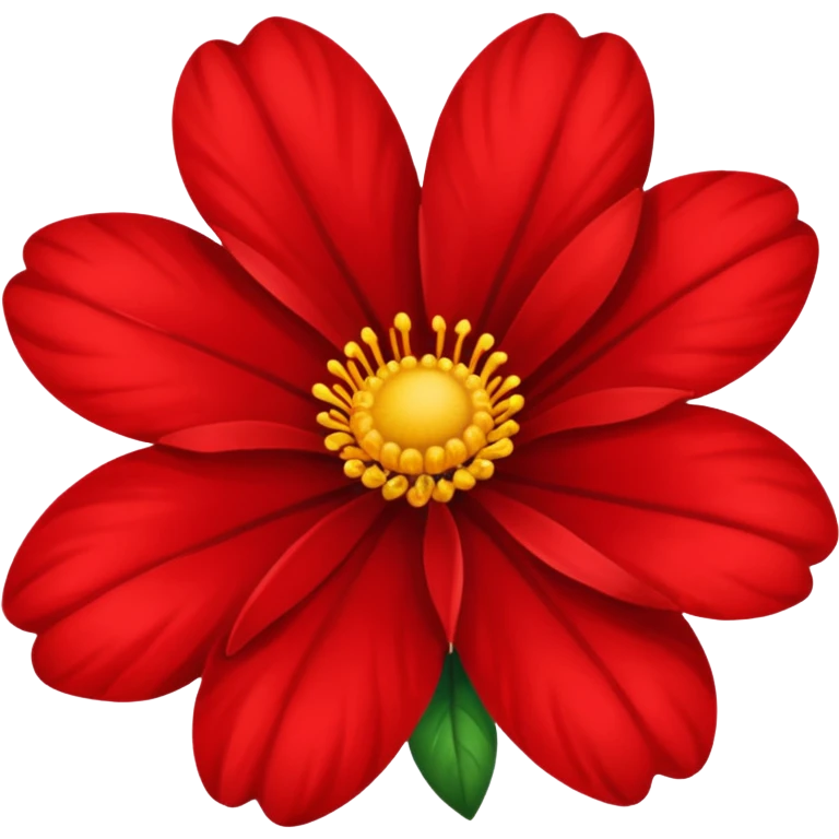 Red flower emoji