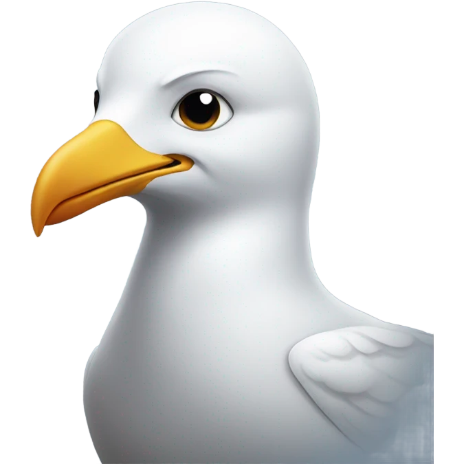 seagull facing left emoji