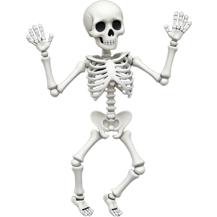 Dancing skeleton emoji