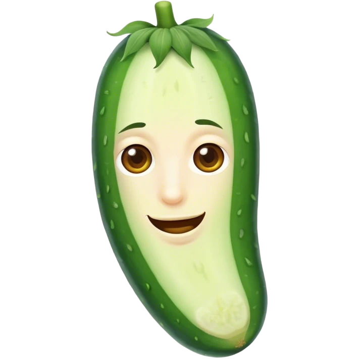 Cool as a cucumber emoji