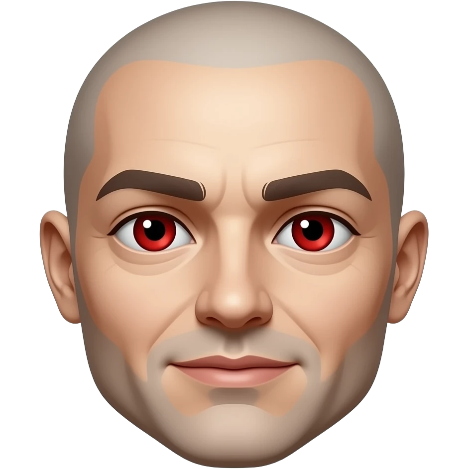 Emoji con los ojos rojos emoji