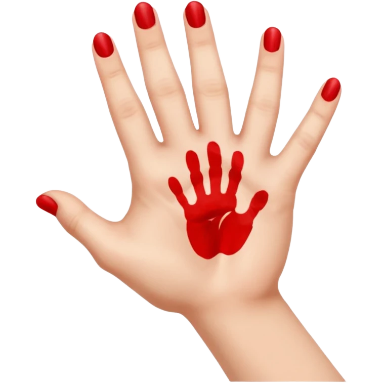 Ass slap with hand print emoji