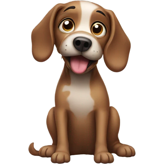 Stinky dog emoji